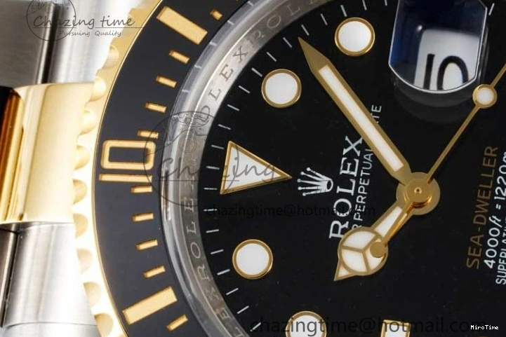 MiroTime 0202 Lightweight Sea-Dweller 126603 APF Best Edition Black Dial on SS YG Bracelet VR 2035